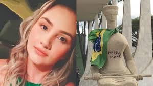 Moraes mantém condenação de mulher que pichou estátua no 8/1