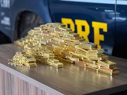PRF apreende 104 kg de ouro avaliado em mais de R$ 60 milhões