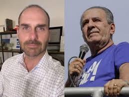 'Tamo junto, pastor', diz Eduardo Bolsonaro para Silas Malafaia