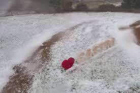 Tempestade de granizo provoca danos em 600 casas em Castro