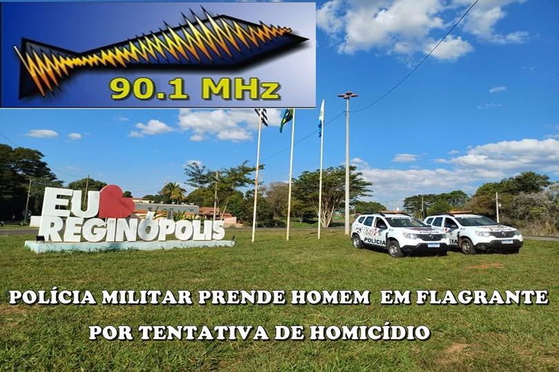Reginópolis: Polícia Militar prende homem em flagrante por tentativa de homicídio