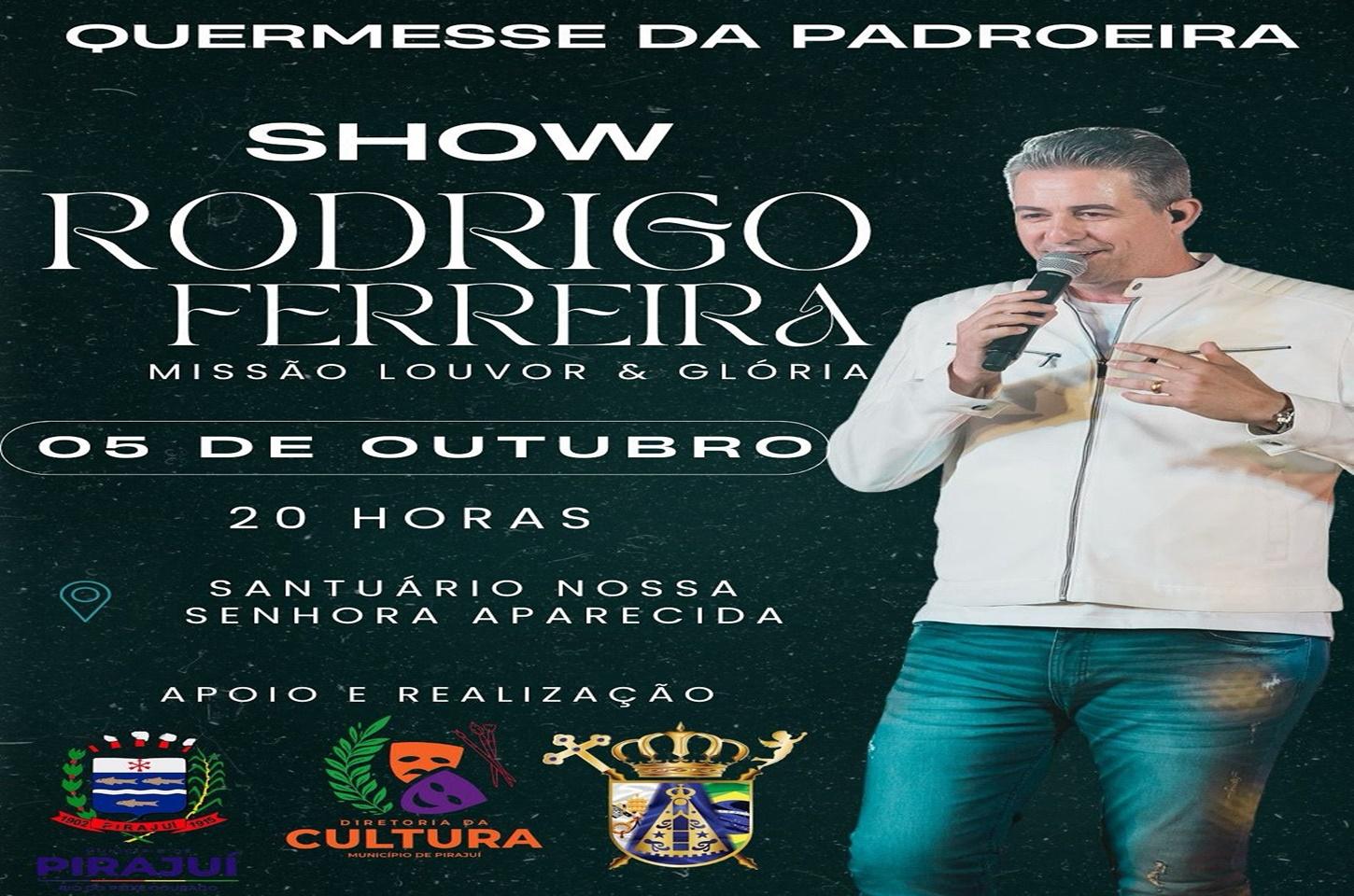 Show com Rodrigo Ferreira em Pirajuí