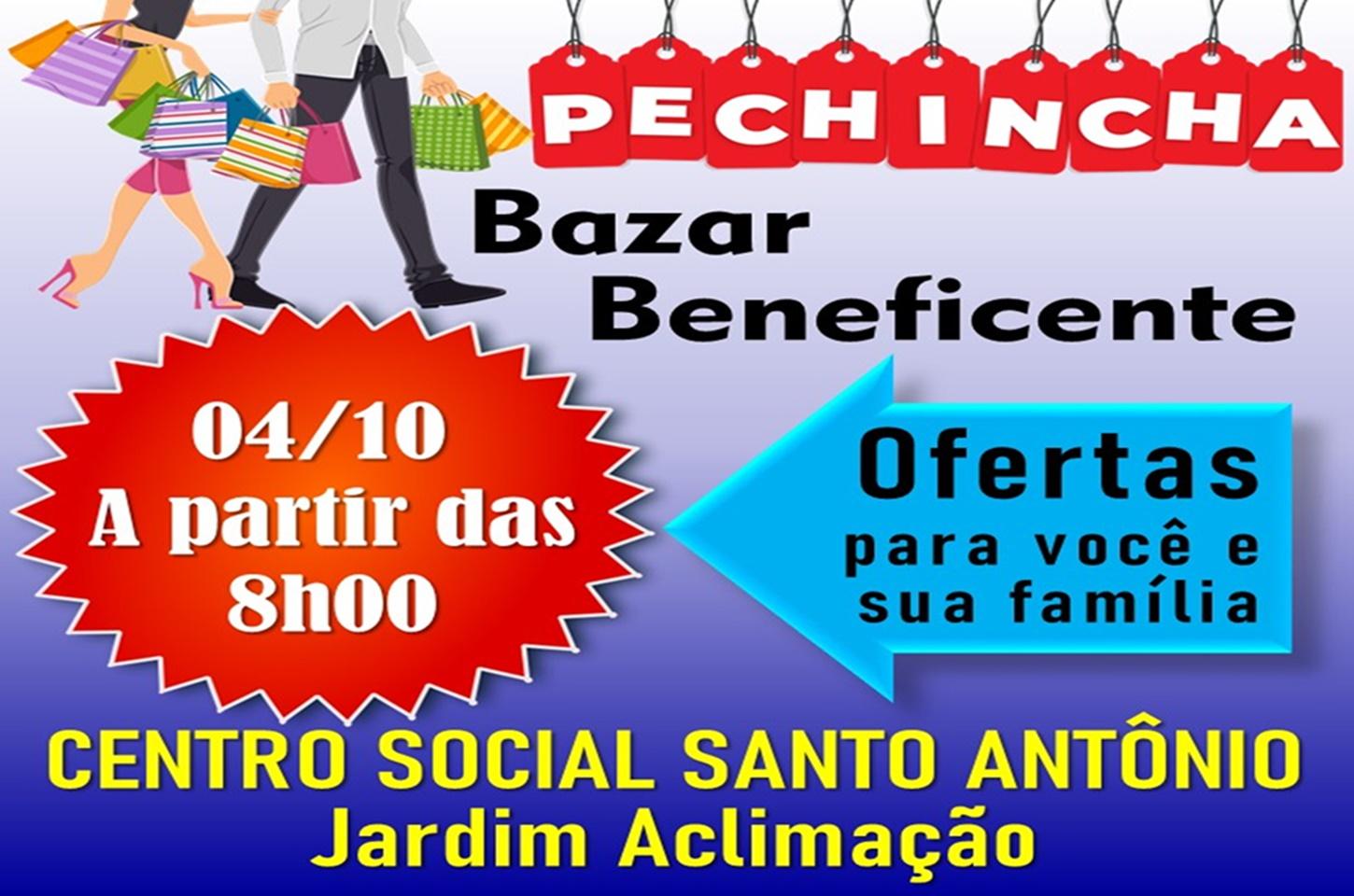 Bazar da pechincha beneficente