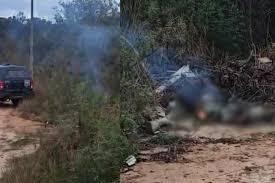 Corpo de mulher é encontrado queimando em estrada rural no PR