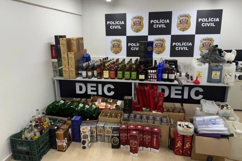 Bauru: Polícia Civil fecha fábrica clandestina de bebidas