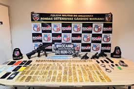 Operação apreende 77 barras de ouro e prende policiais em Manaus