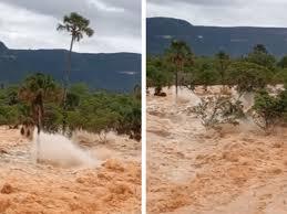 Barragem de hidrelétrica se rompe e alaga comunidade; VÍDEO