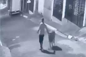 Homem abandona corpo de mulher em carrinho de supermercado; VÍDEO