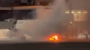 Incêndio em equipamento força evacuação de avião em Guarulhos