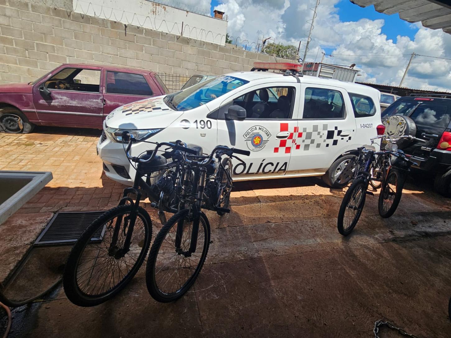 Polícia Militar intensifica fiscalização de bicicletas motorizadas e ciclomotores em Pirajuí