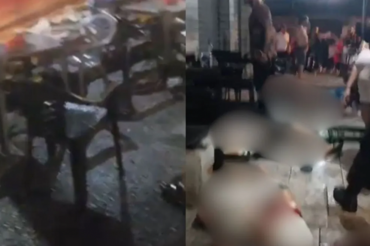 Ataque a tiros em bar mata 6, inclusive mulher que passava na rua