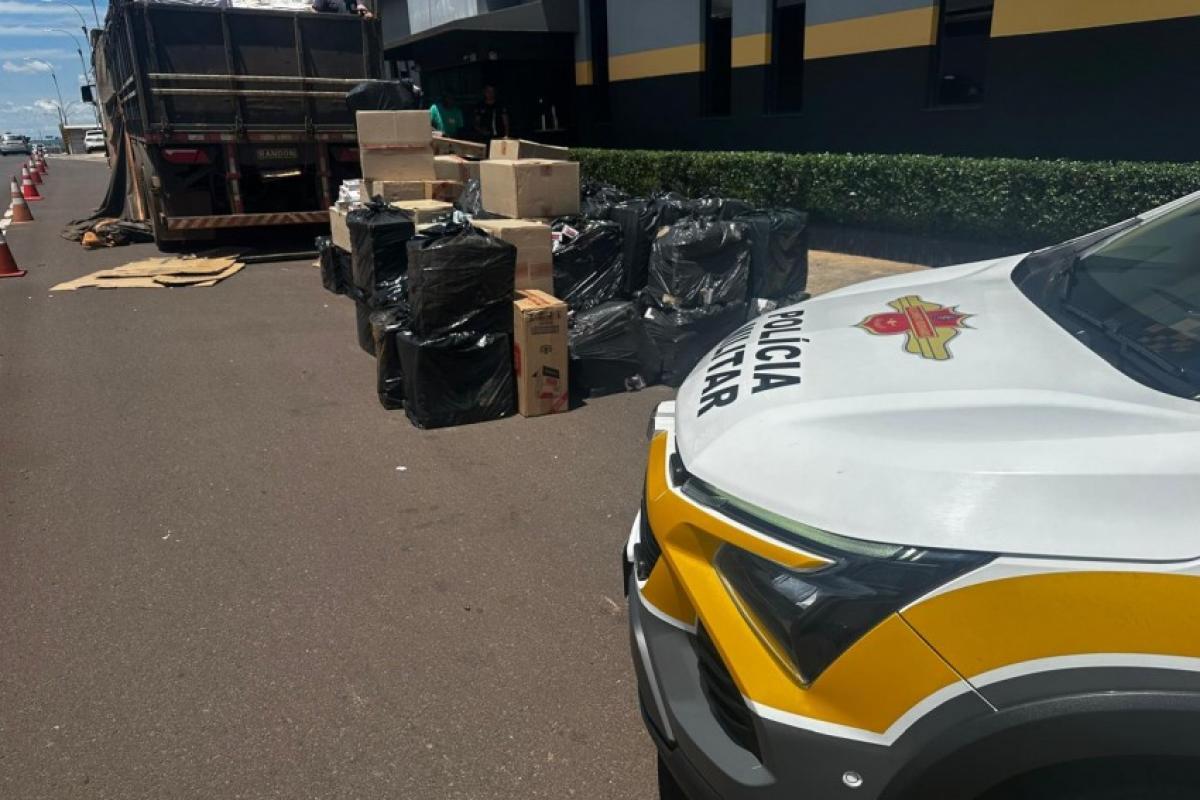 Bauru: ação conjunta flagra R$ 750 mil em cigarro contrabandeado