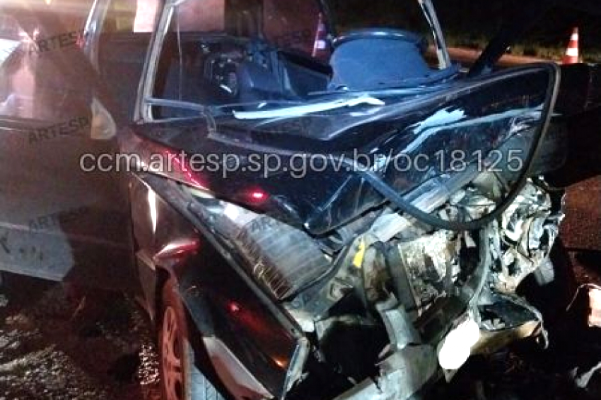 Colisão frontal em rodovia Jaú-Bocaina faz vítima fatal