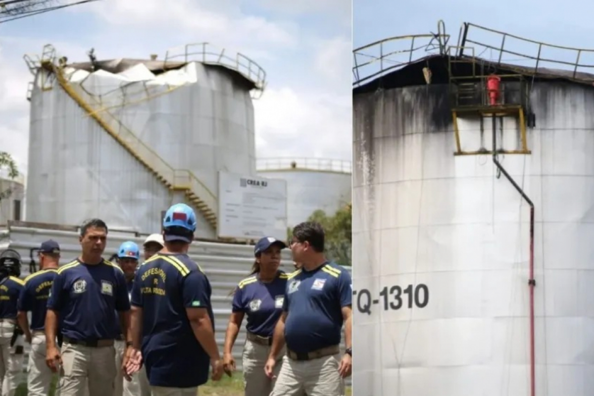 Dois corpos são encontrados dentro de tanque após explosão