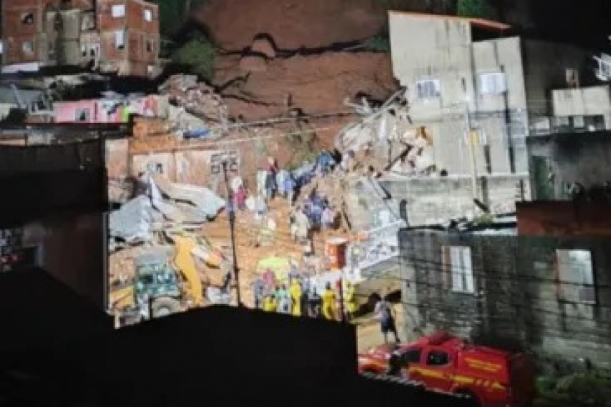 Moradores sentiram chão trepidar em área com 20 desaparecidos