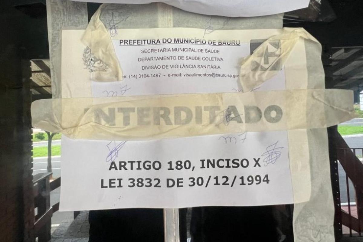 Tradicional churrascaria de Bauru é interditada pela Prefeitura
