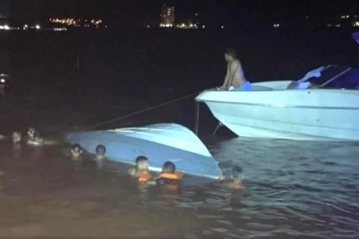 Vídeo mostra resgate de vítimas do acidente com lancha: 6 mortos