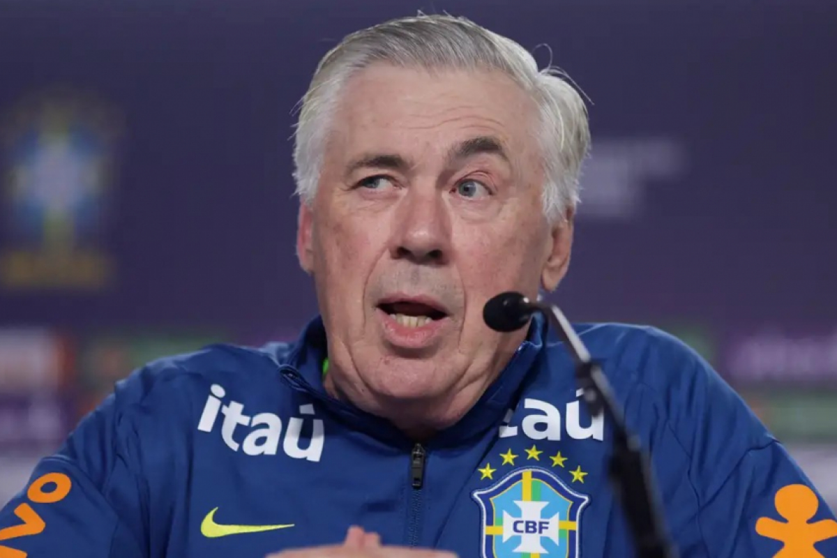 Ancelotti diz que deve escalar o Brasil com 4 atacantes na Copa