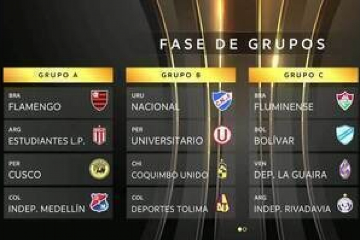 Conmebol sorteia grupos da Copa Libertadores 2026