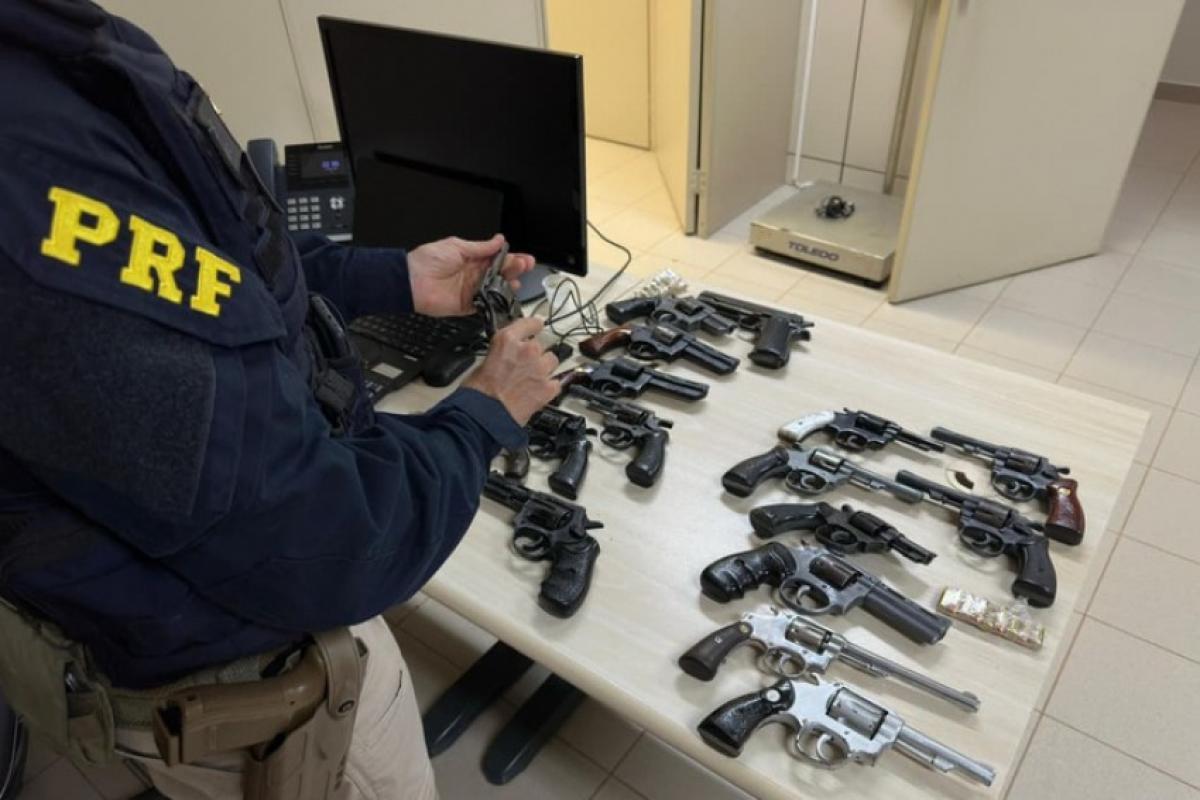 Mulheres são presas no Paraná com 17 armas compradas no Paraguai