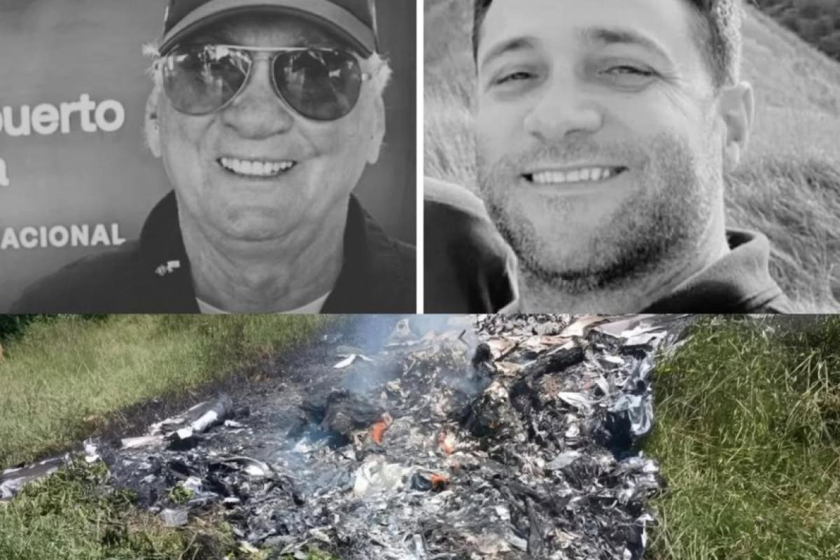 Pai e filho morrem em queda de monomotor em Rio Claro