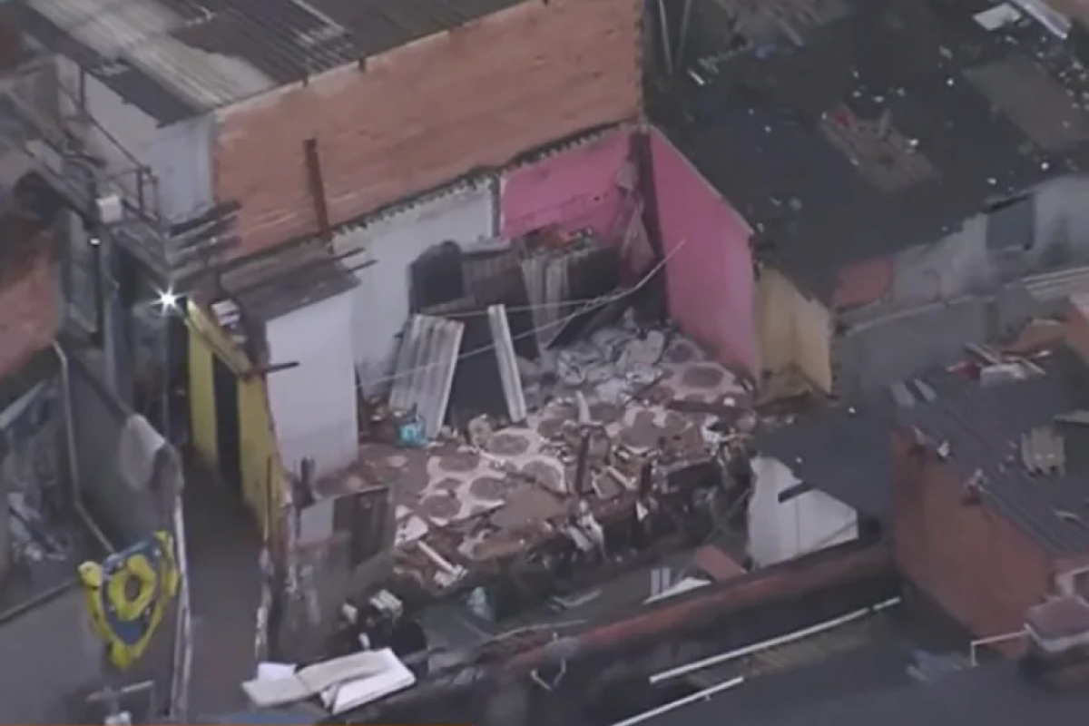 Três casas desabam após chuva na zona sul de São Paulo