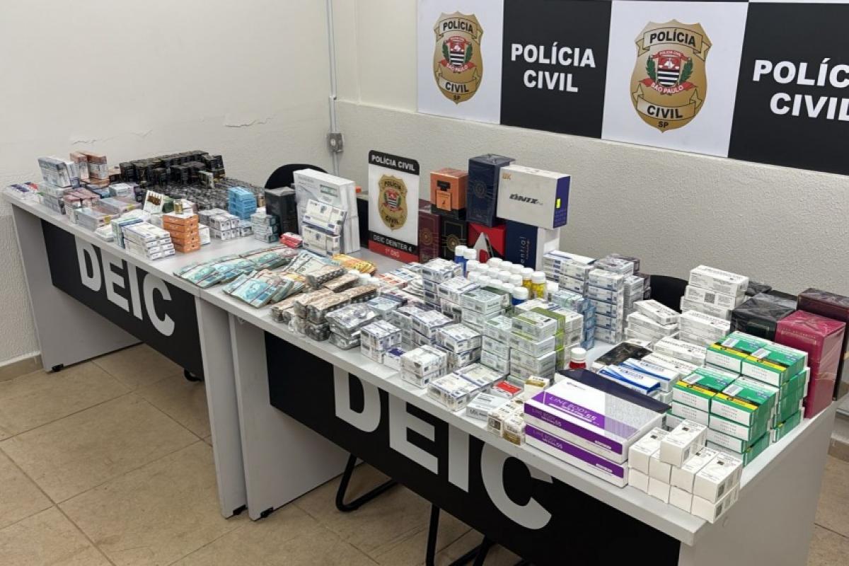 Bauru: polícia flagra R$ 1 mi em 'bombas' e canetas emagrecedoras