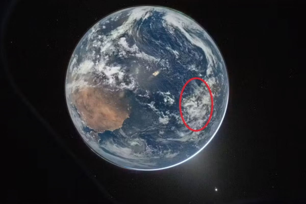 Brasil aparece na 1ª imagem da Terra feita na Artemis II