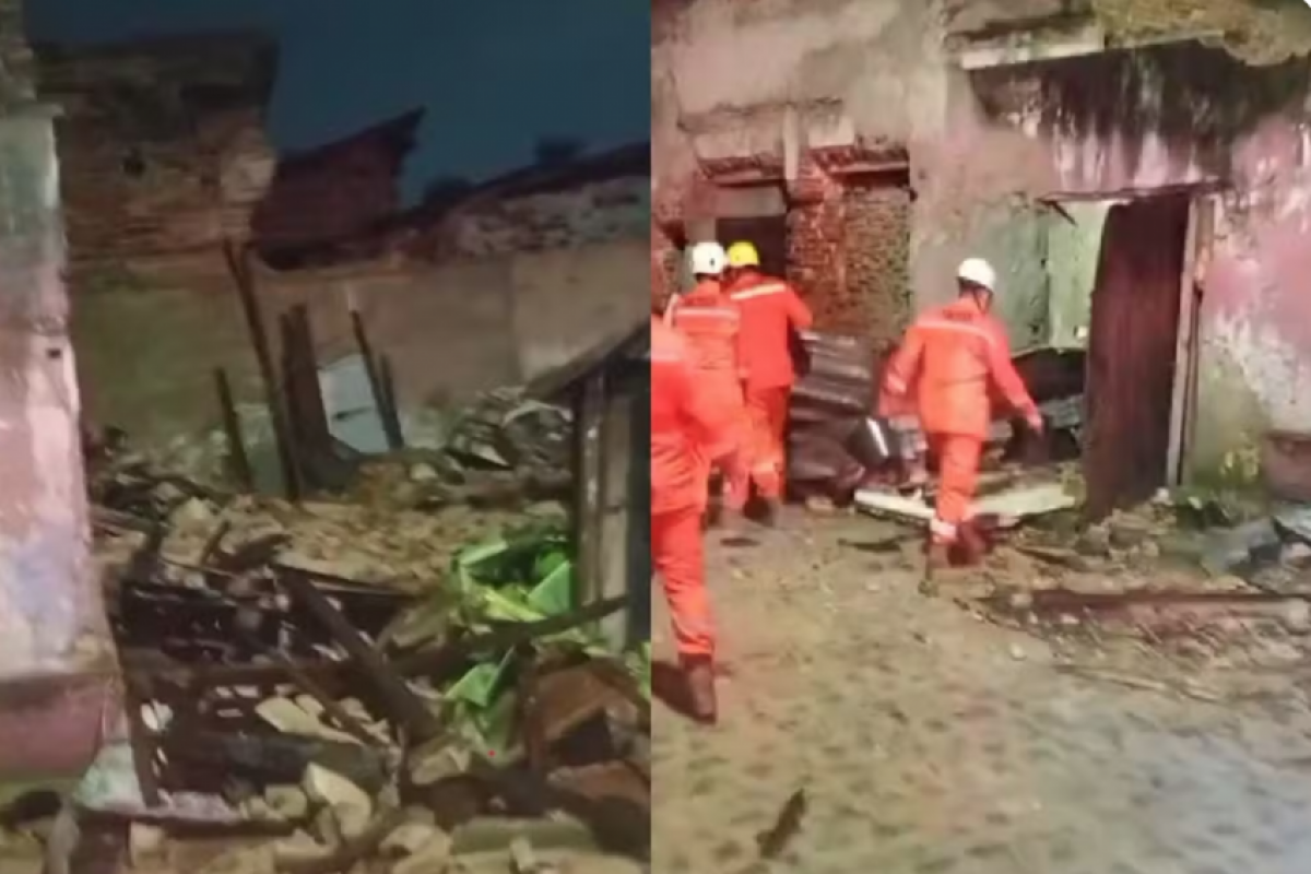 Desabamento de casarão mata 2 moradores no Recife