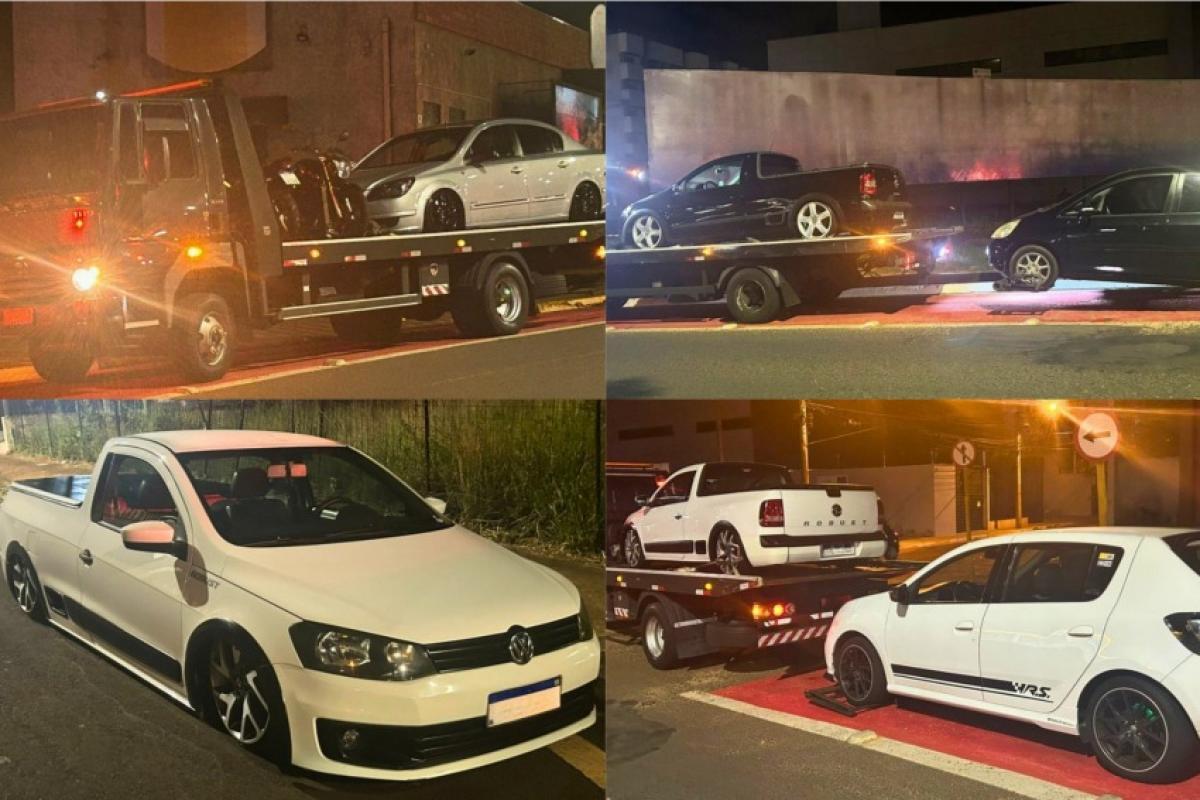 Fiscalização bloqueia rotas de fuga e apreende veículos em Bauru
