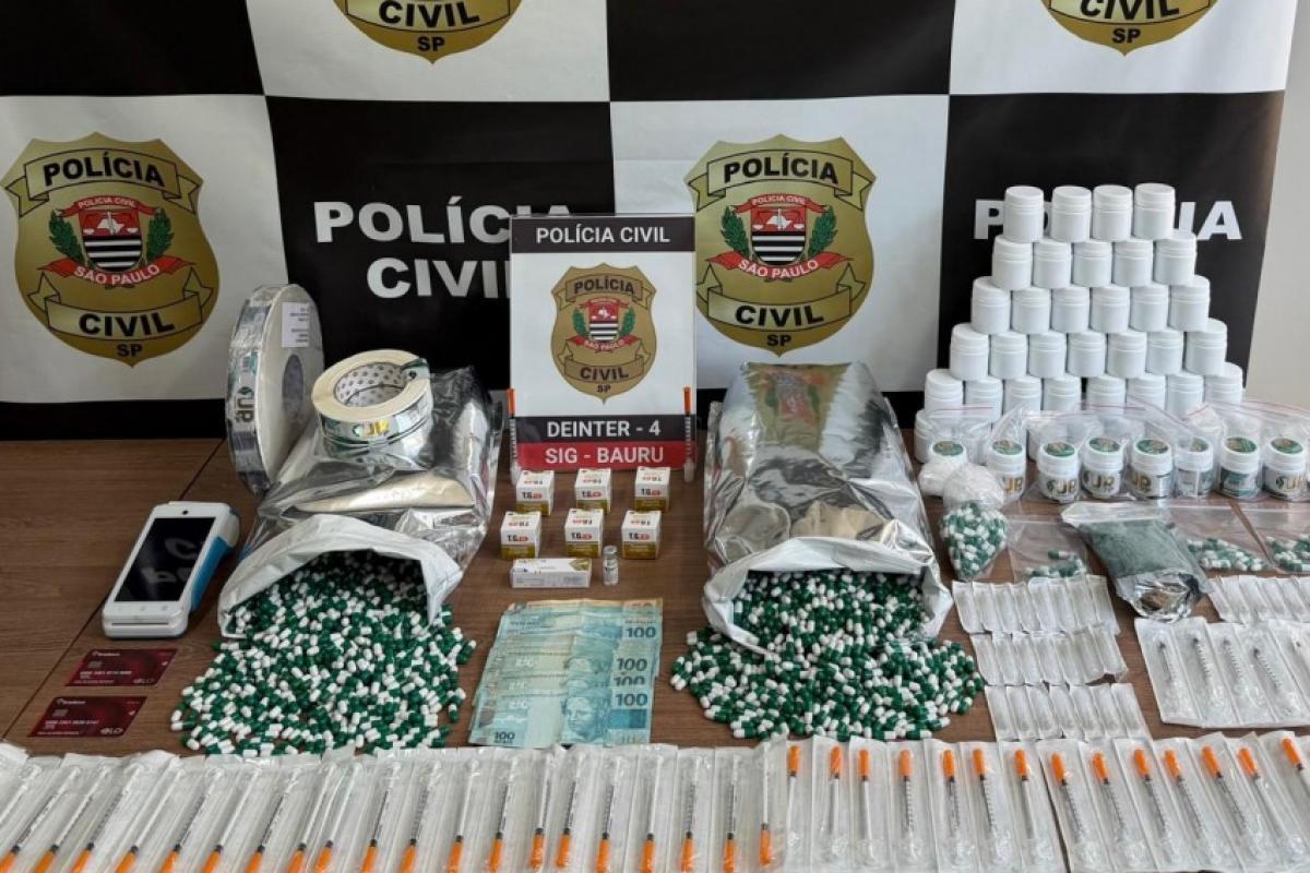 Preso com emagrecedores ilegais tem clínica lacrada em Bauru