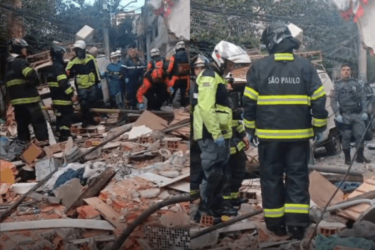 Explosão em obra da Sabesp mata homem de 45 anos e destrói casas