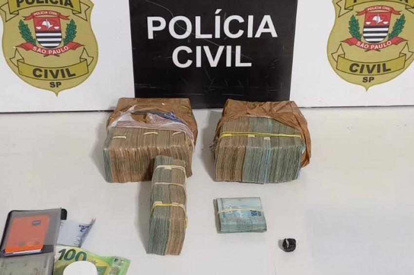 Operação contra o tráfico prende homem e apreende R$ 181 mil