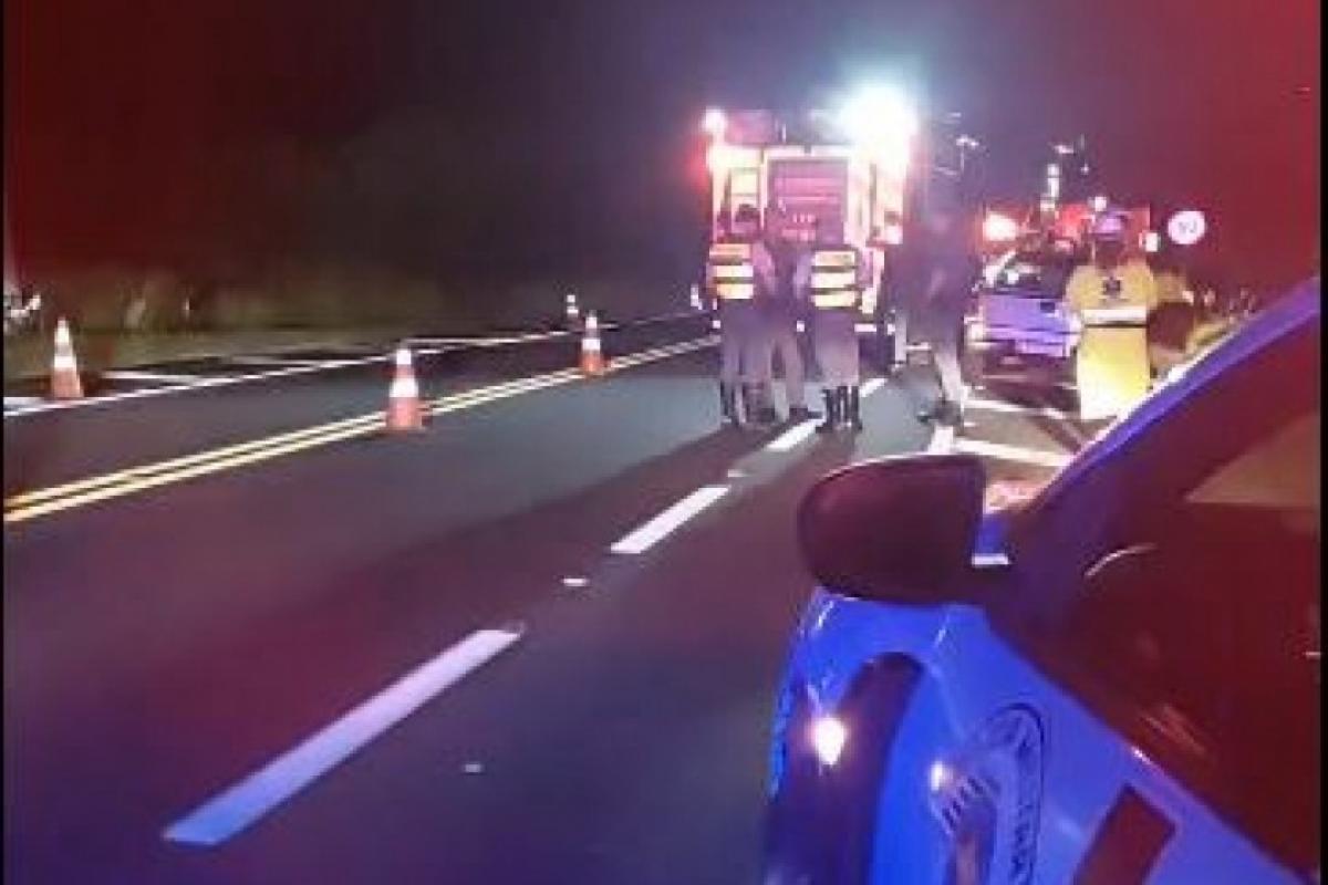 Pedestre morre atropelado perto do trevo de Cabrália Paulista