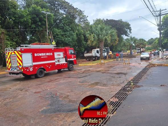 Pirajuí: Operação Rescaldo após o temporal