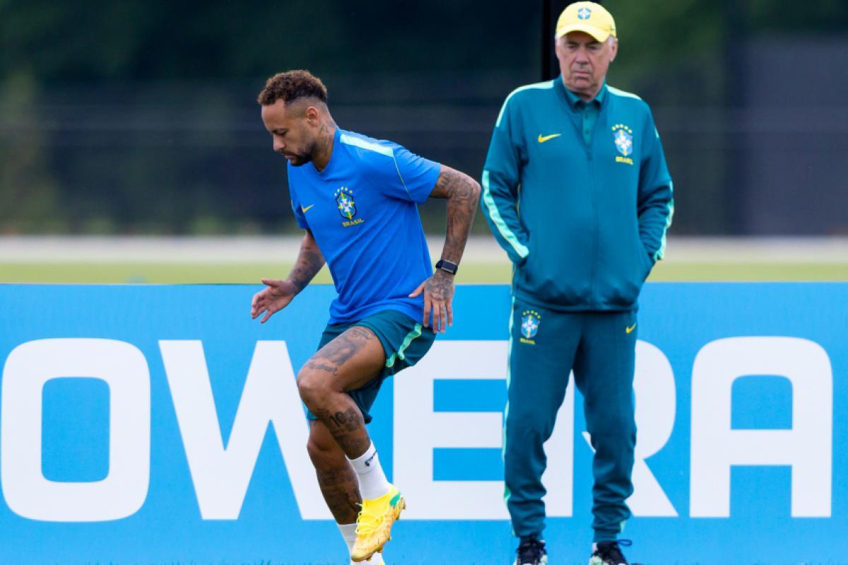 Ancelotti confirma Neymar relacionado para jogo contra a Escócia