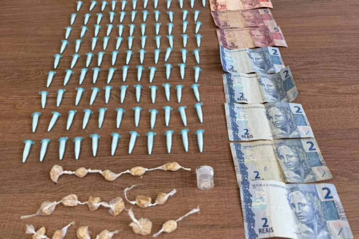 'Cowboy do tráfico' é preso com sacola cheia de drogas em Bauru