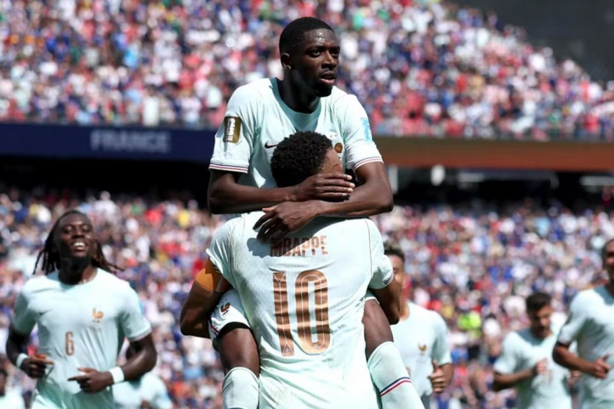 França bate Noruega com 3 gols de Dembélé; Mbappé passa em branco