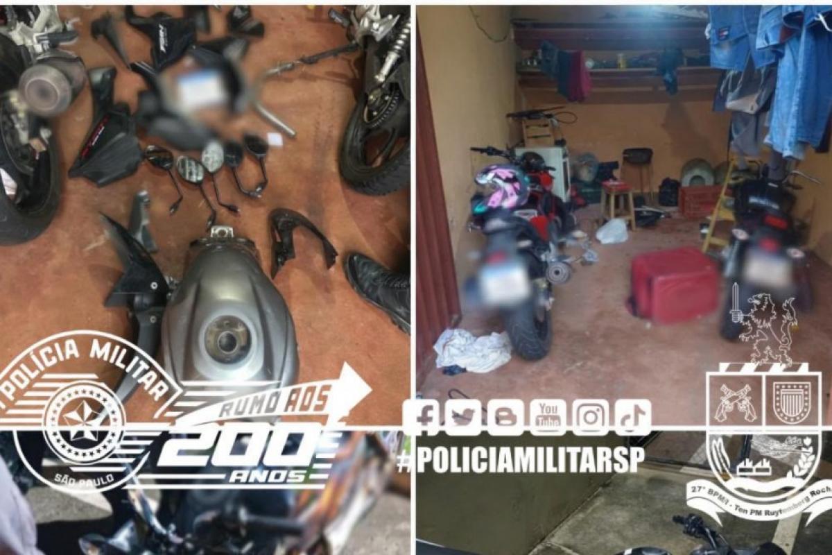 PM desmantela desmanche clandestino e captura foragido da Justiça
