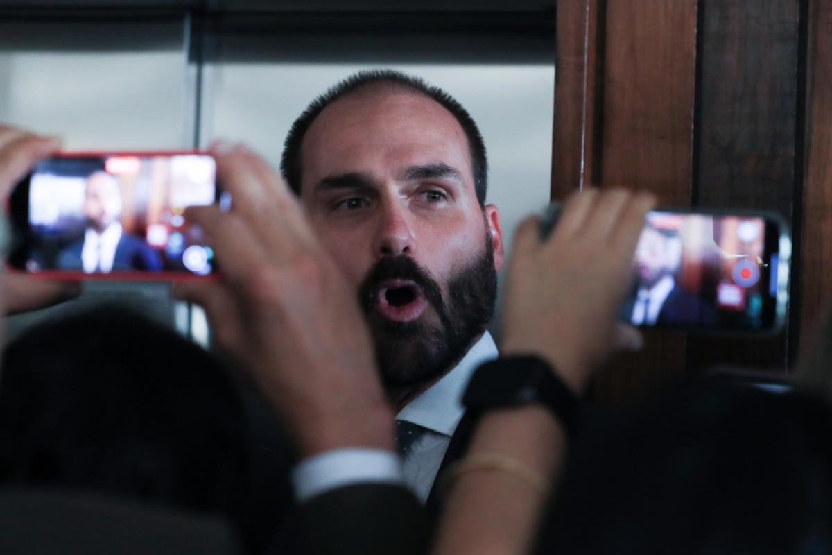 Supremo marca julgamento do processo contra Eduardo Bolsonaro