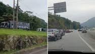 Motoristas voltam na contramão com medo de criminosos na rodovia dos Imigrantes, SP