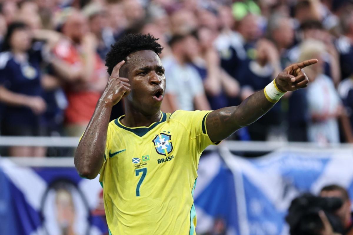 Vinicius Jr iguala Neymar de 2014 e disputa artilharia da Copa