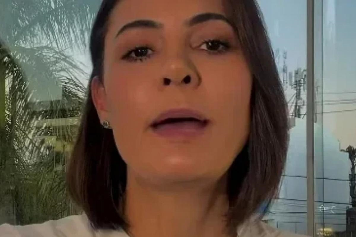 Após rompimento, Michelle diz em vídeo que desculpa Flávio