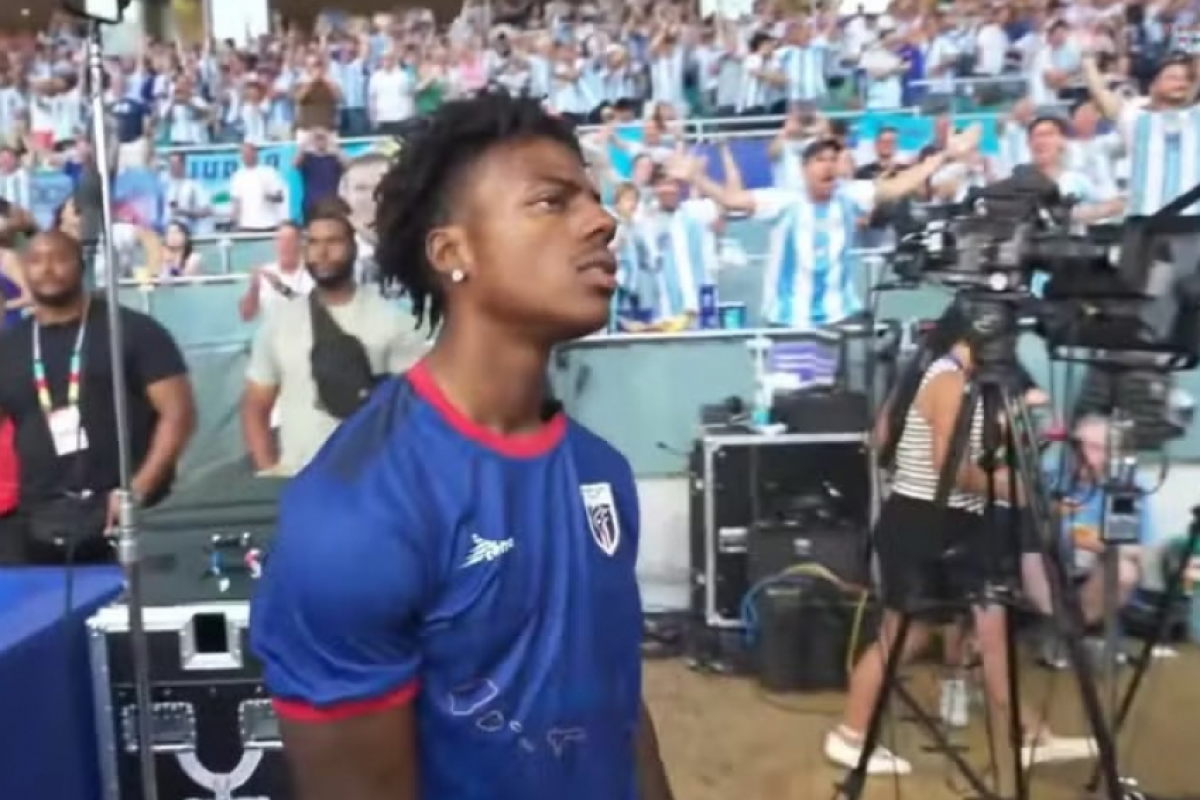 Fifa investiga argentinos por insultos racistas contra IShowSpeed