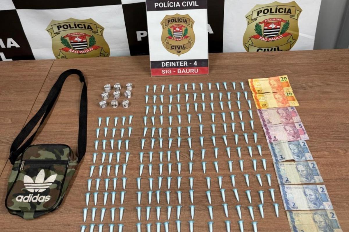 Homem é preso pela 2ª vez vendendo drogas no mesmo local em Bauru
