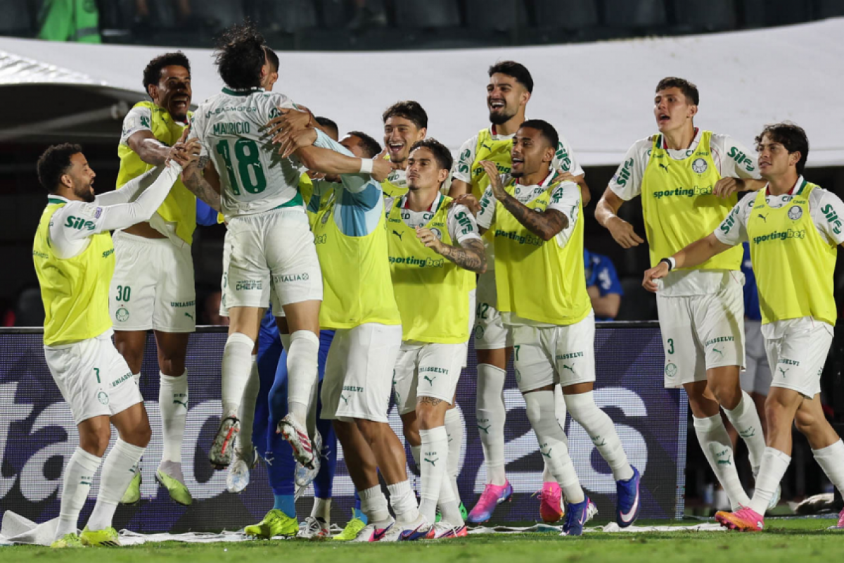 Palmeiras aproveita 2 expulsos, goleia e abre 8 pontos para Fla