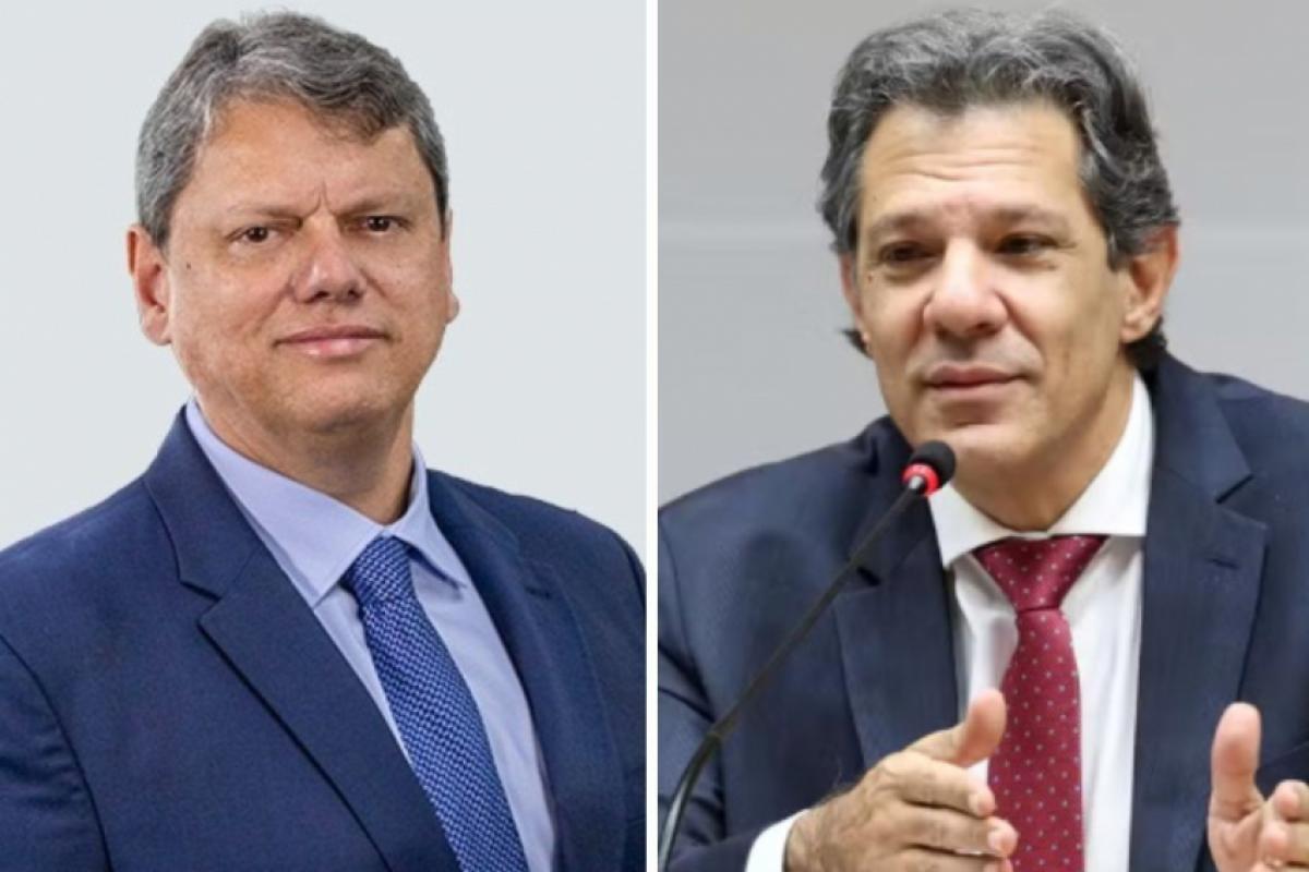 Tarcísio lidera em SP com 46%, e Haddad tem 30%, aponta Datafolha