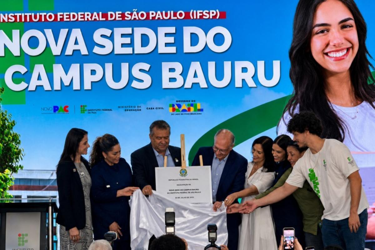 Vice-presidente Alckmin inaugura Instituto Federal em Bauru