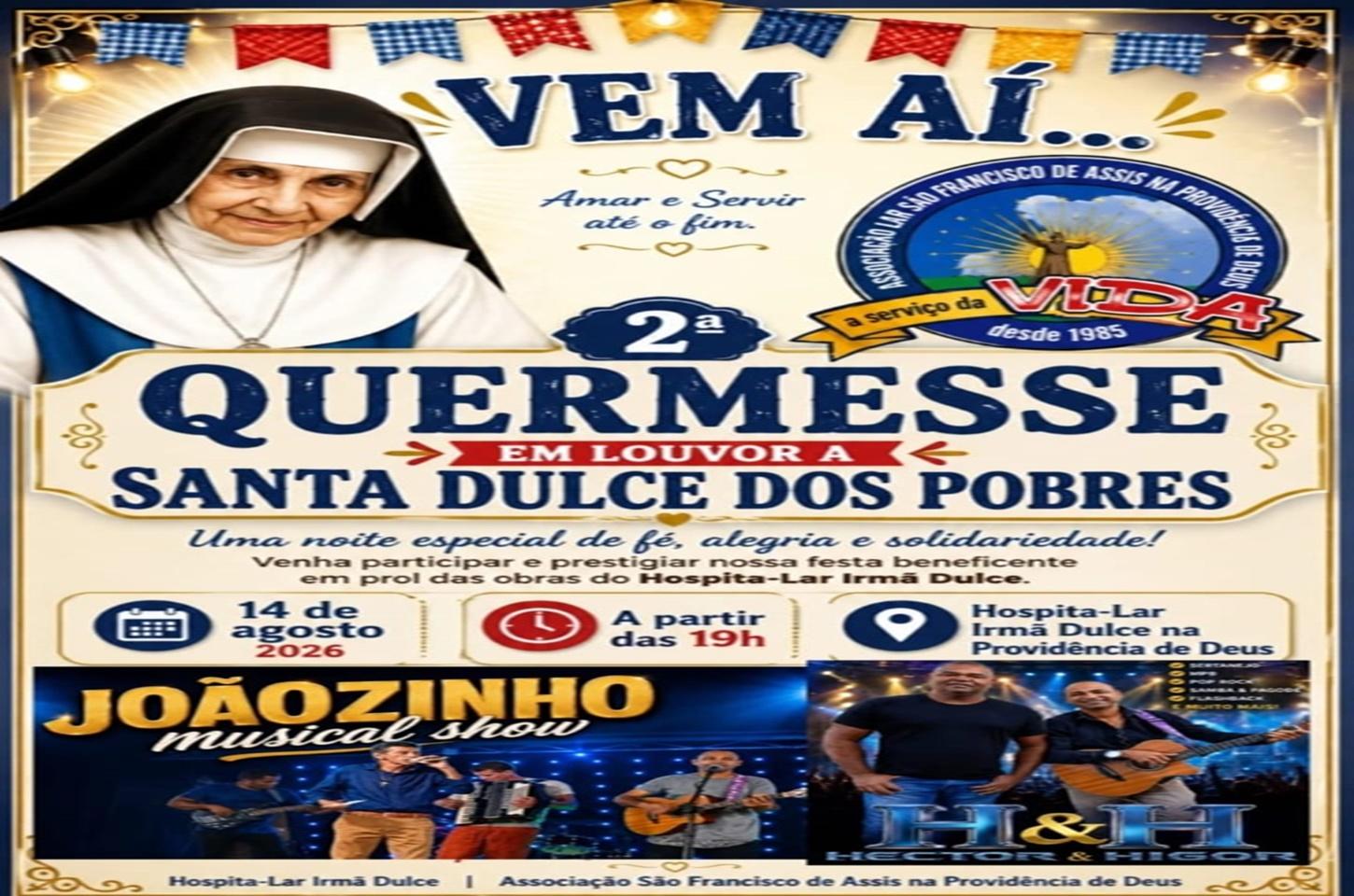 2ª Quermesse em louvor a Santa Dulce dos pobres