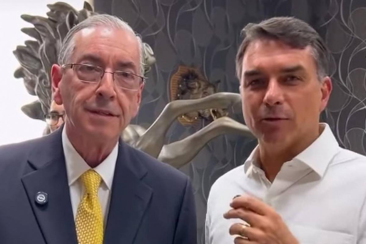 Flávio grava vídeo para apoiar ex-presidente da Câmara cassado